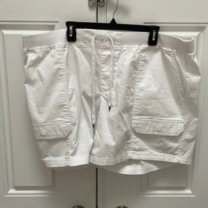 Chaps White Shorts Women Plus Size 2x